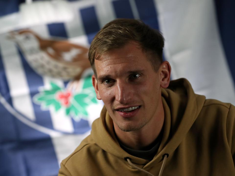 Marc Albrighton is interviewed by WBA TV