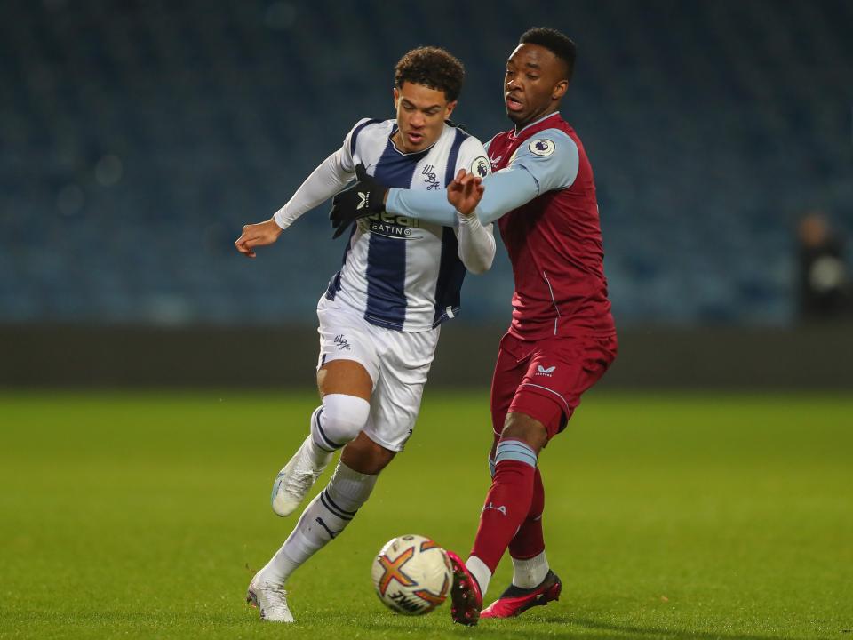 Ethan Ingram in action for Albion's PL2 side.