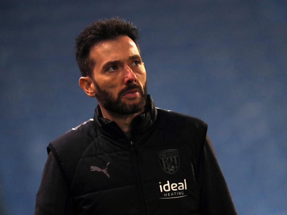 Carlos Corberán at The Hawthorns