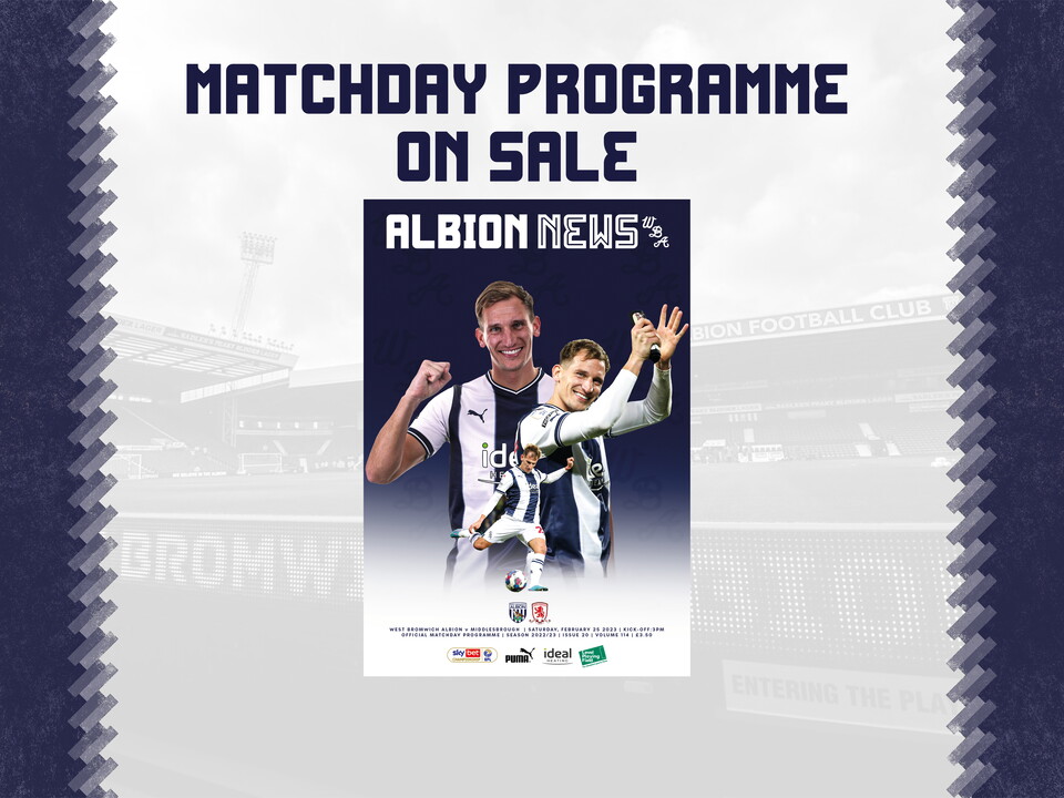 Middlesborough programme cover