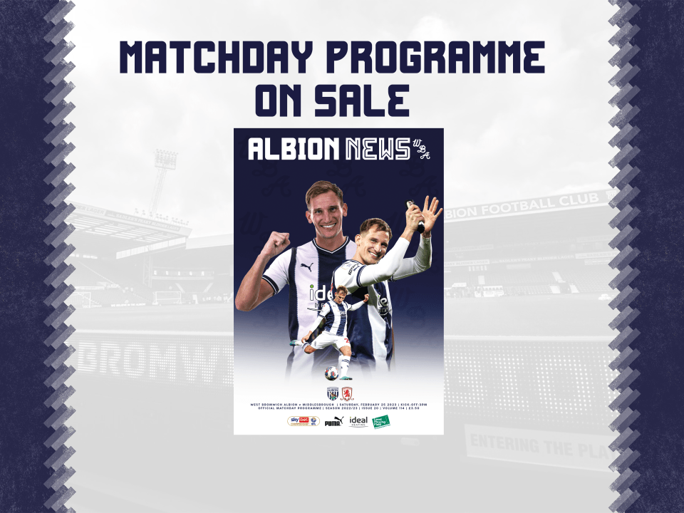 Middlesborough programme cover