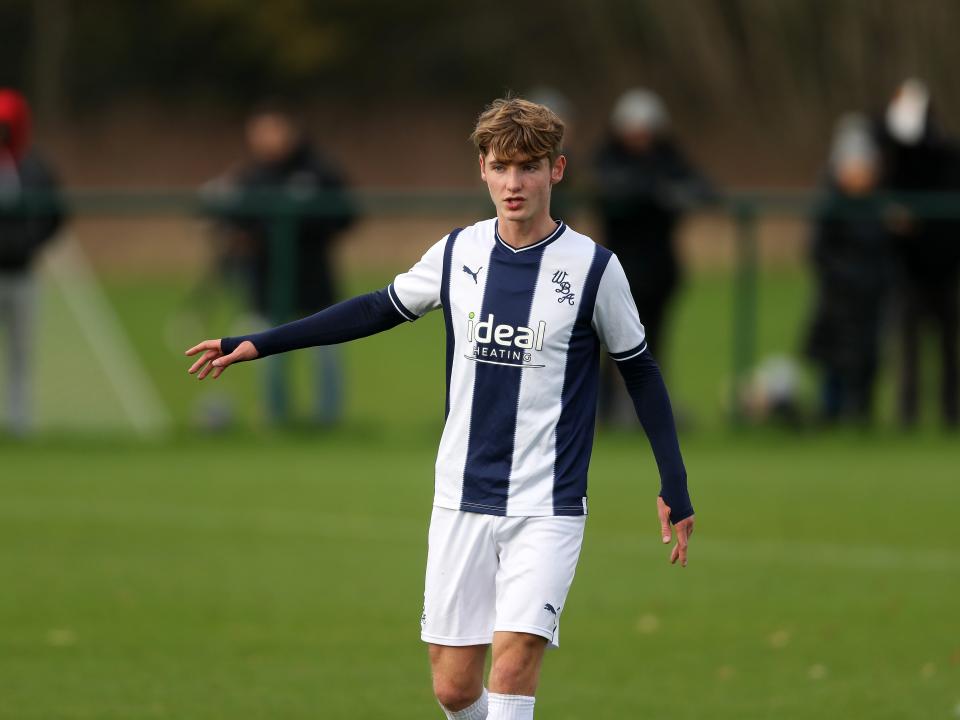 Albion U18 player Archie Oliver 