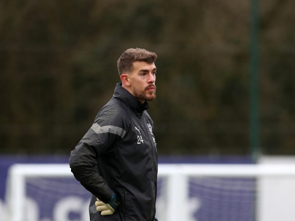 Alex Palmer in training gear