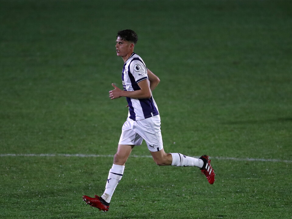 Matt Richards in action for Albion's Pl2 side v Stoke 