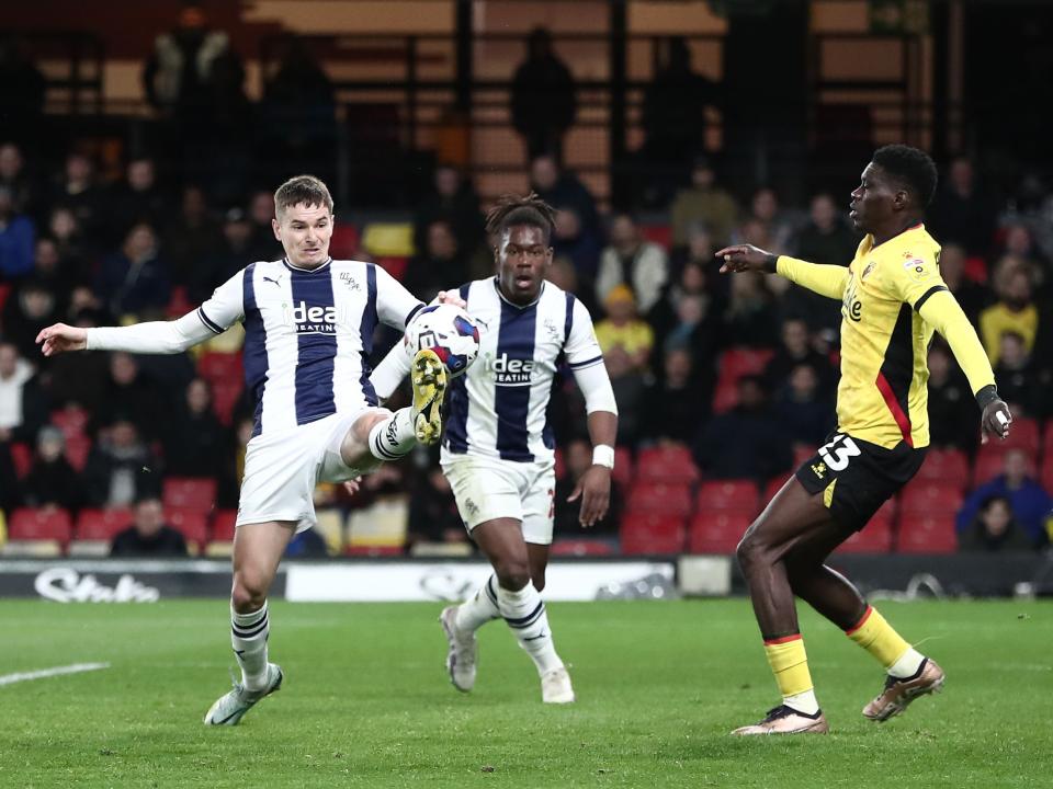 An image of Conor Townsend scoring against Watford