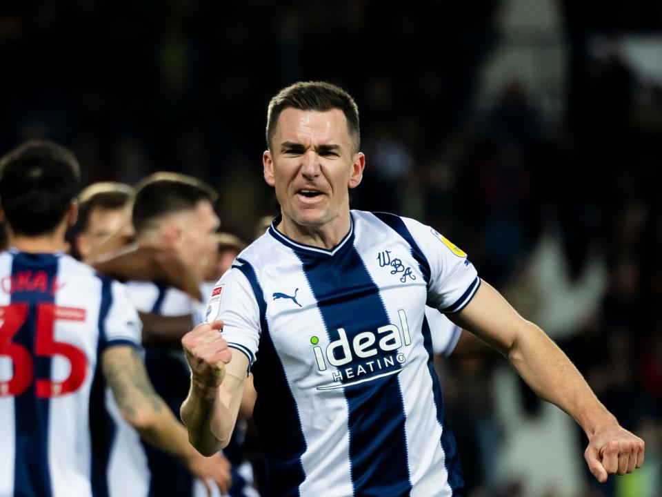 An image of Jed Wallace celebrating against Coventry