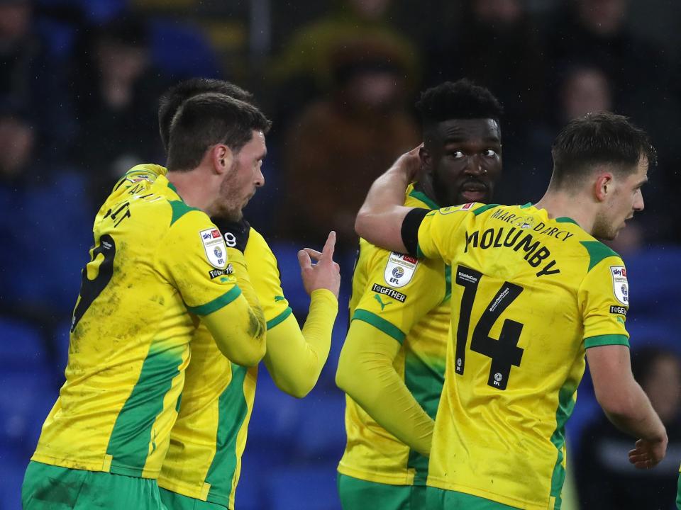 An image of Daryl Dike and his Albion teammates