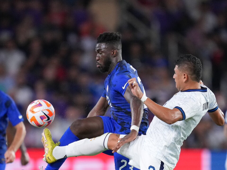 Daryl Dike in action for USA (Photo: USMNT)
