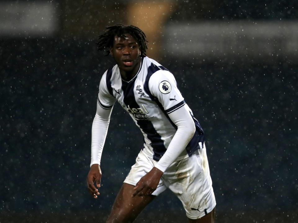 Mo Faal featuring for our Premier League 2 team