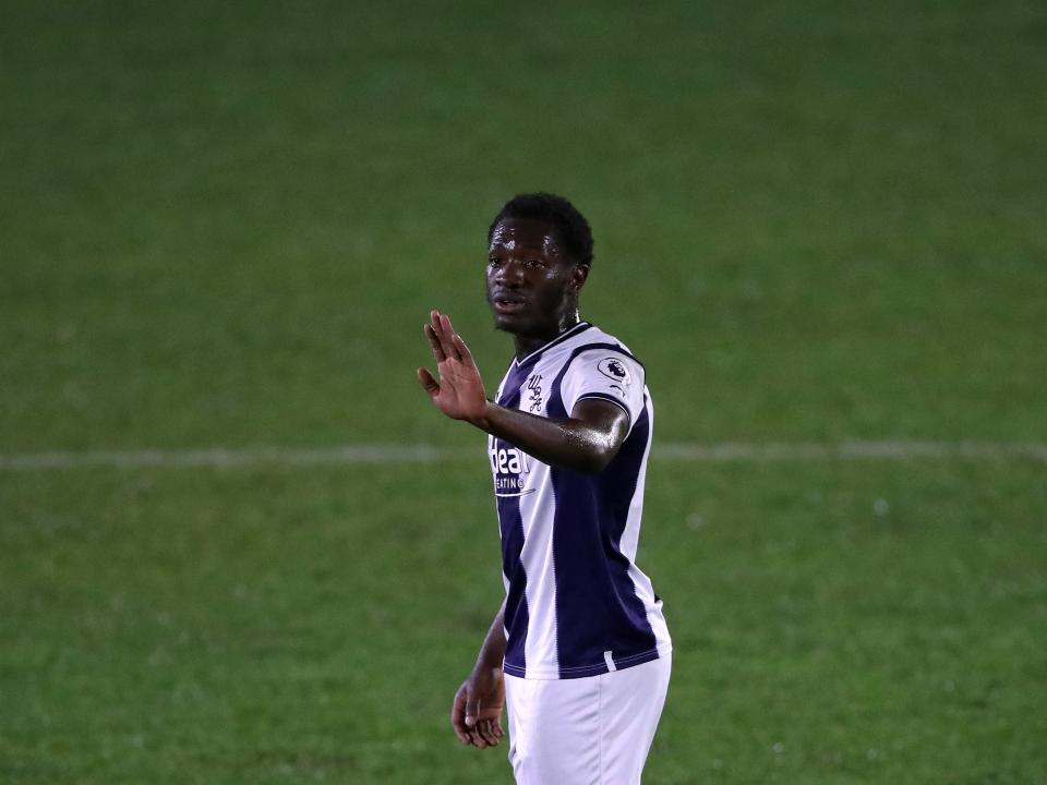 Cianole Nguepissi of West Bromwich Albion at Keys Park