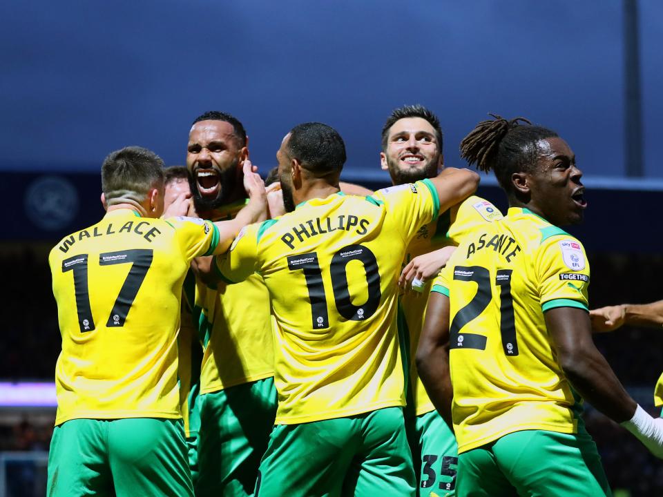Kyle Bartley celebrates scoring against QPR