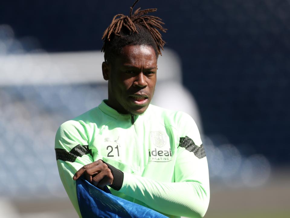 Brandon Thomas-Asante in training at The Hawthorns