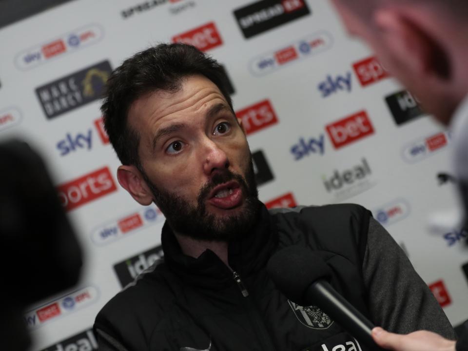 Carlos Corberán is interviewed after Albion's draw against Millwall