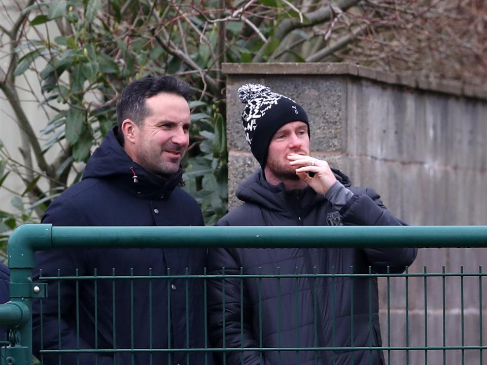 An image of Ian Pearce (left) stood next to Chris Brunt (right)