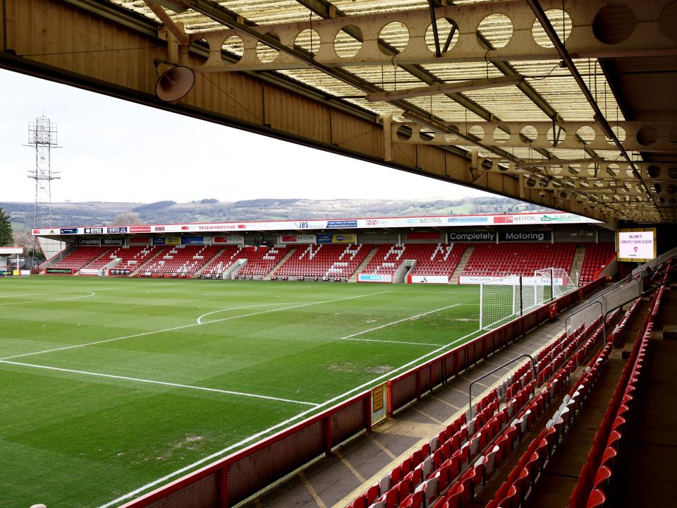 An image of Cheltenham Town's Completely-Suzuki Stadium