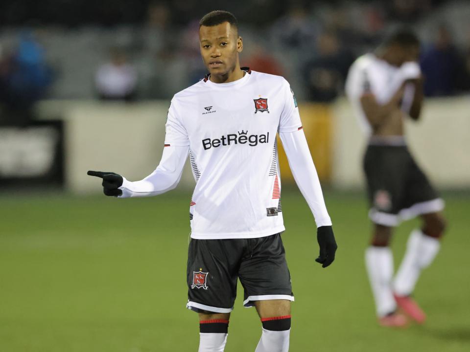 An image of Rayhaan Tulloch playing for Dundalk