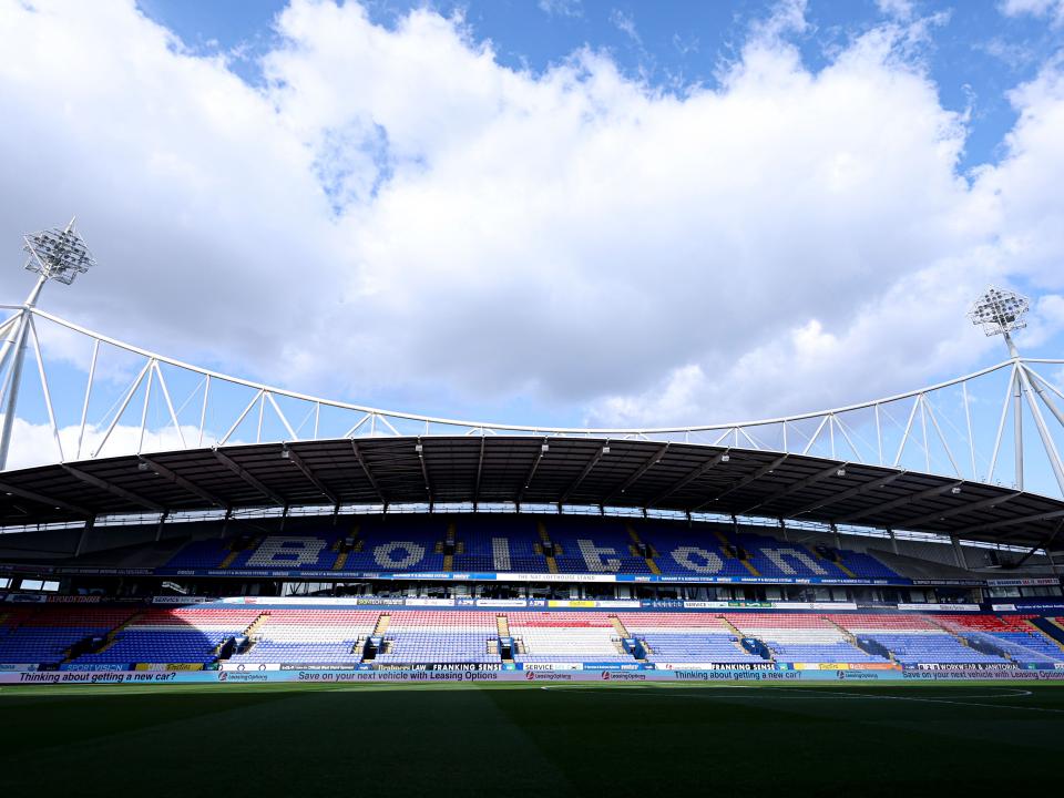 An image of the University of Bolton Stadium