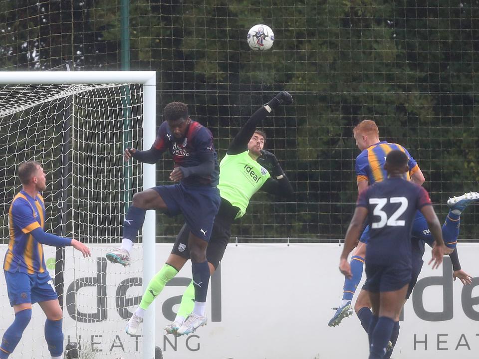 An image of Alex Palmer against Shrewsbury