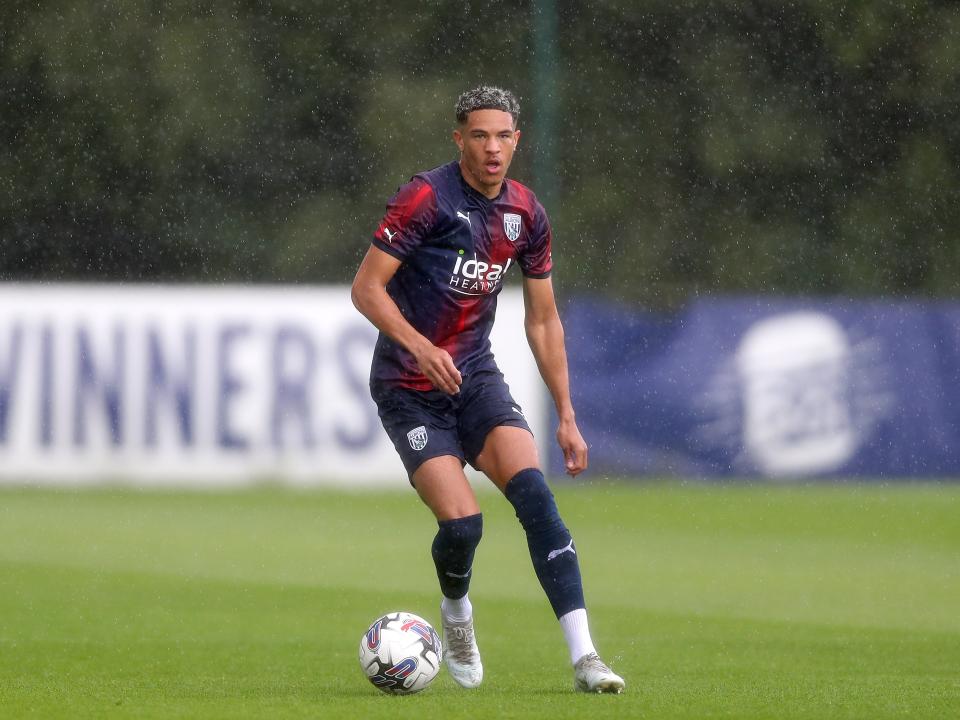 An image of Ethan Ingram against Shrewsbury