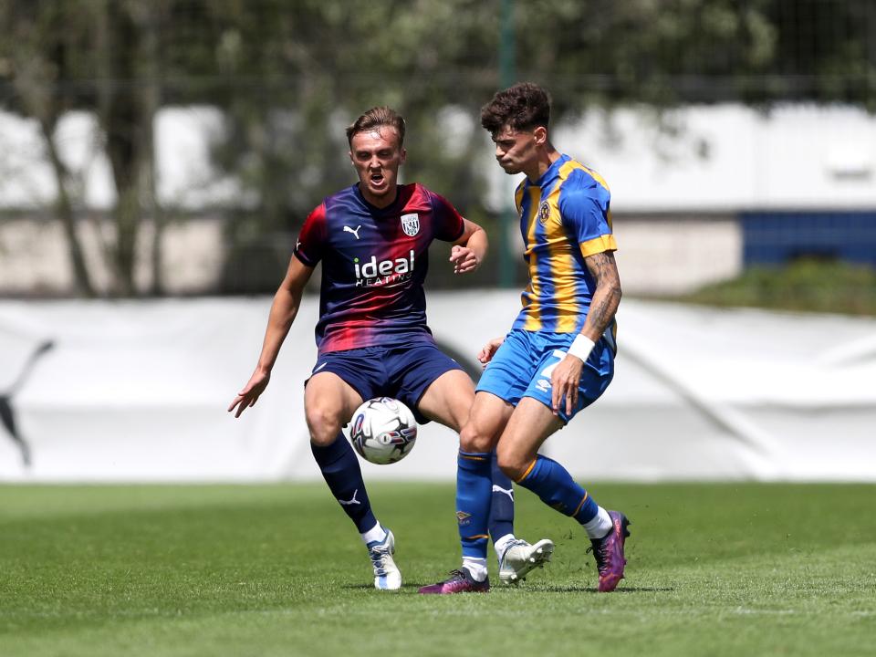 An image of Jamie Andrews against Shrewsbury