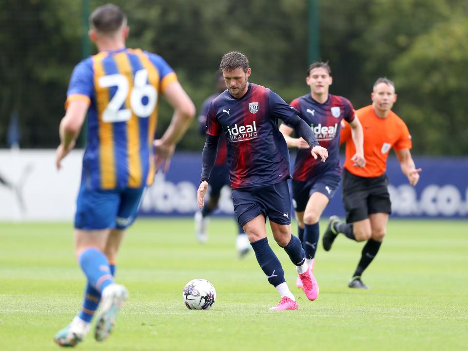 An image of John Swift against Shrewsbury