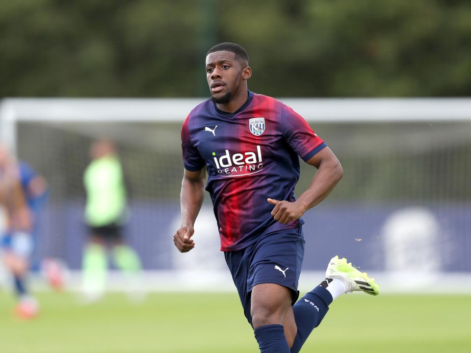 An image of Jovan Malcolm against Shrewsbury