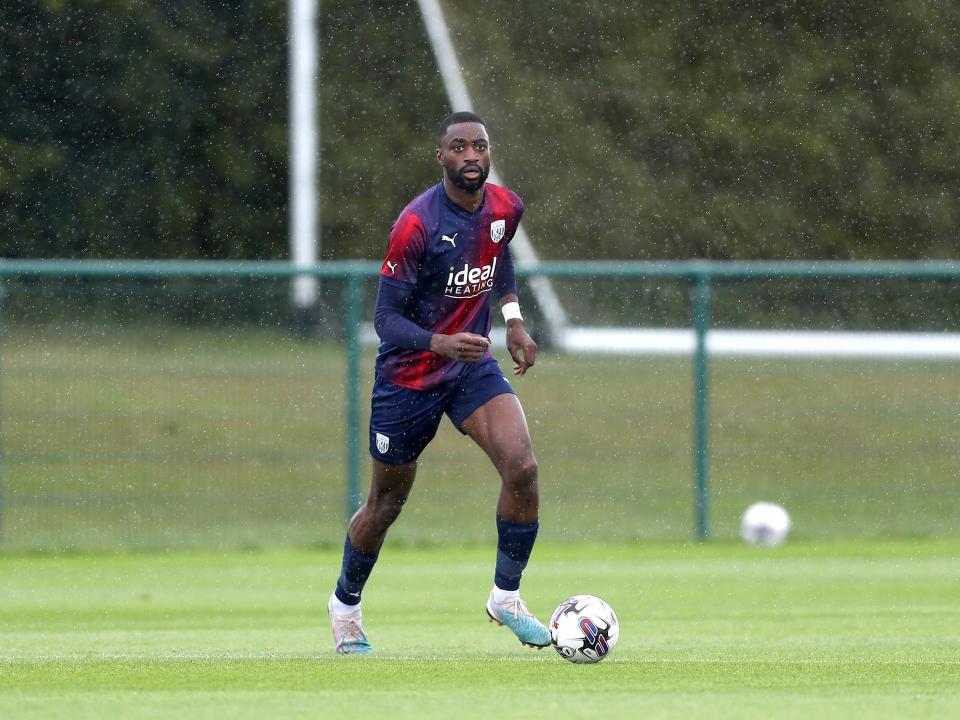 An image of Semi Ajayi against Shrewsbury