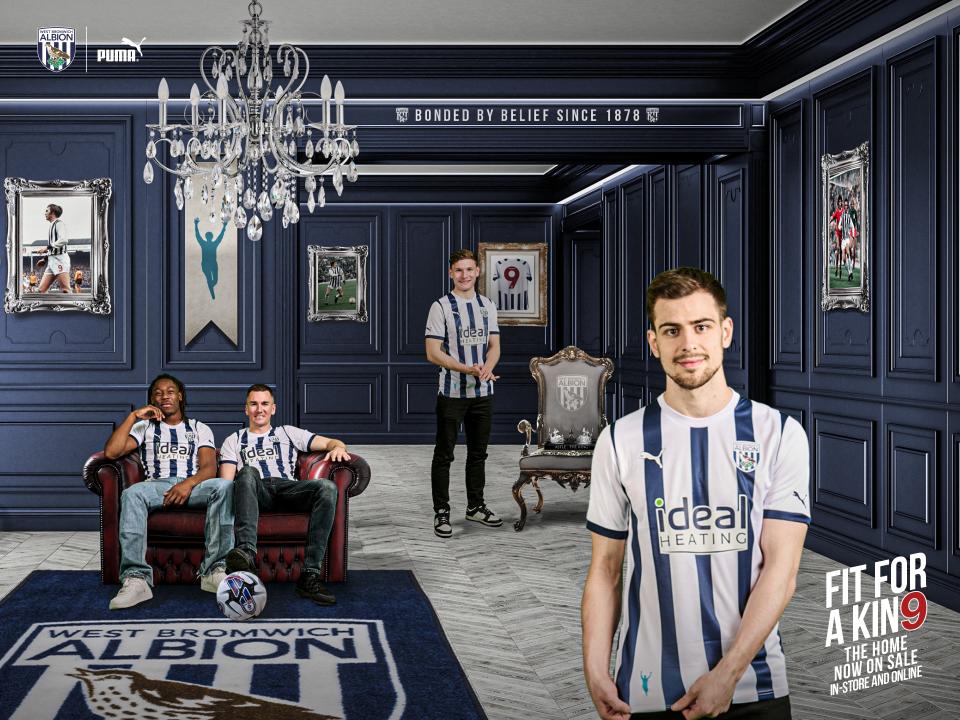 Albion's 2023/24 home shirt reveal graphic 