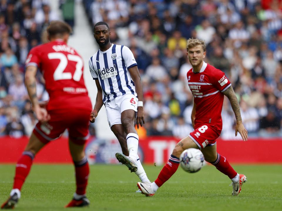 Semi Ajayi in action against Middlesbrough