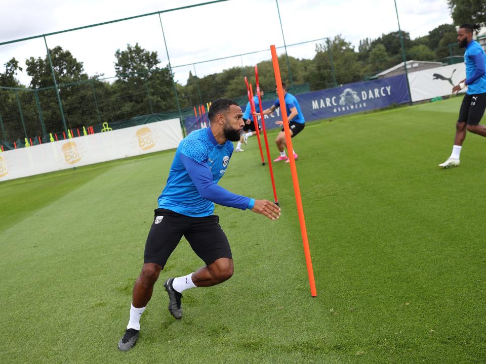Matt Phillips in training ahead of the Blackburn game