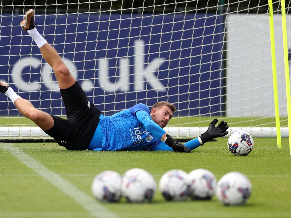 Alex Palmer in training 