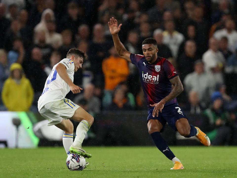 Darnell Furlong in action against Leeds