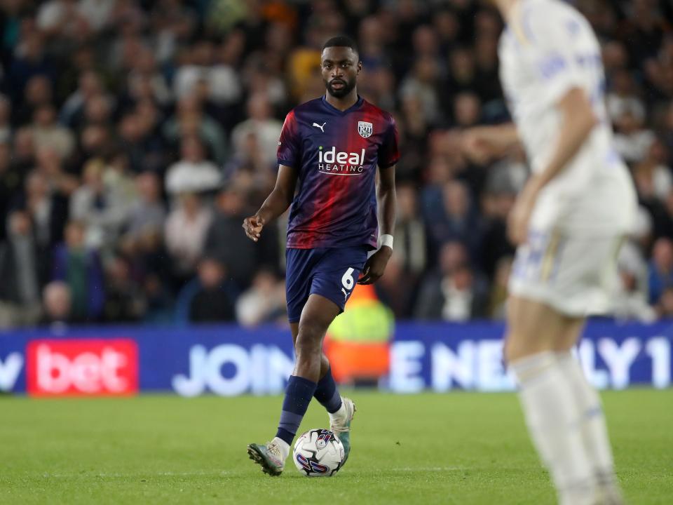 Semi Ajayi in action against Leeds