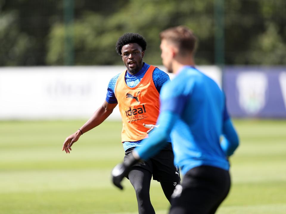 Josh Maja in training