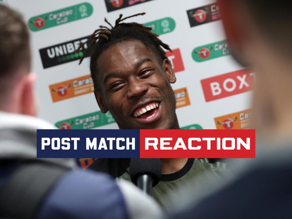 Brandon Thomas-Asante talks to WBA TV after his goal against Leeds