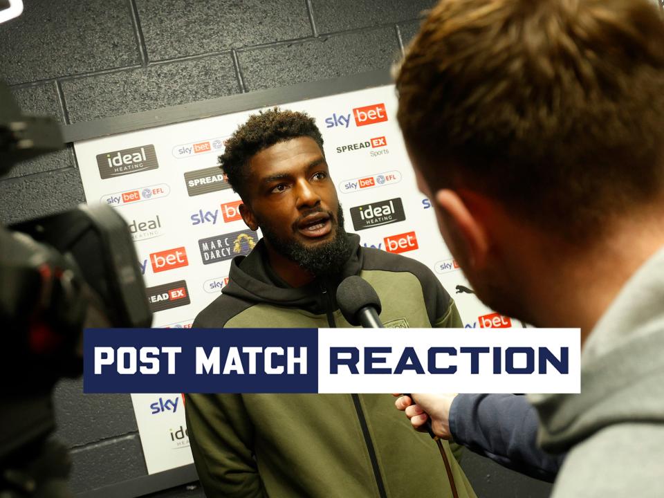 An image of Cedric Kipre talking to WBA TV