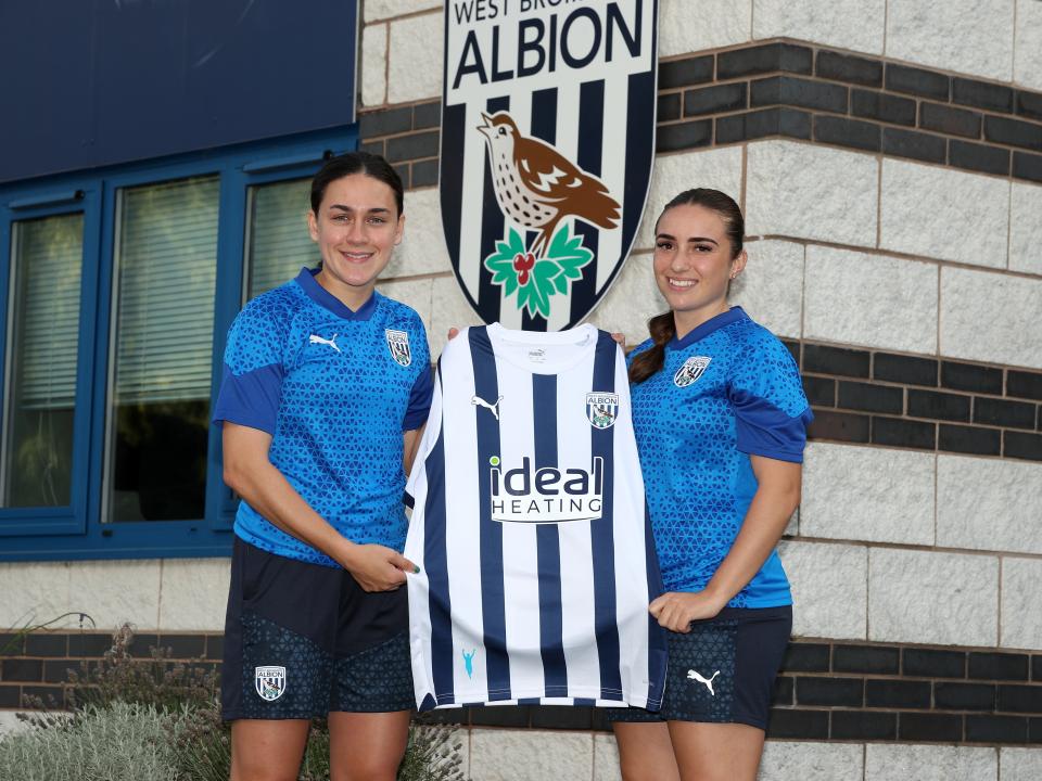 An image of new Albion Women signings Francesca Orthodoxou and Meesha Dudley-Jones
