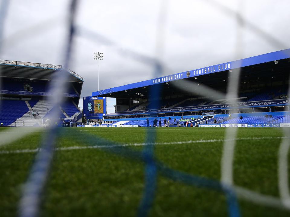 The main stand at Birmingham City's St. Andrew's