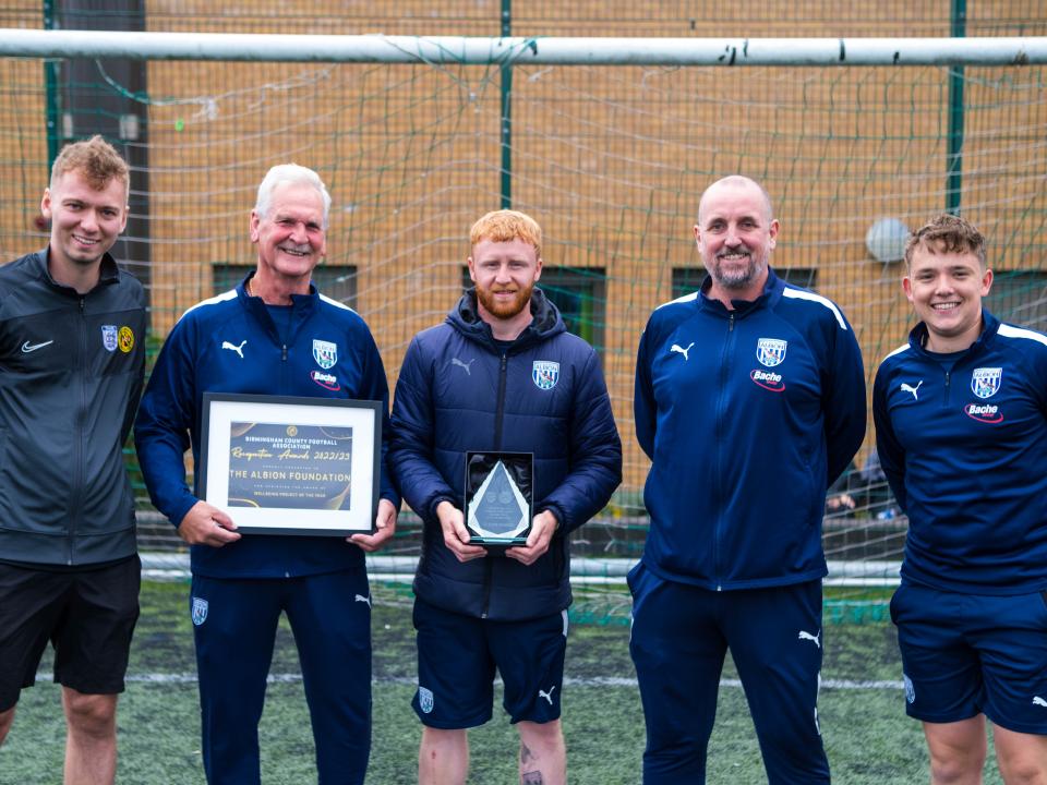 Harley from Birmingham County FA, Ally Robertson, Ryan Kimberley, Paul Glover & James from TAF