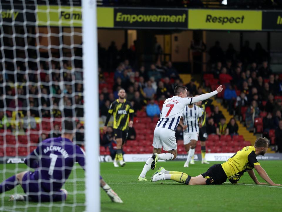 Albion in action against Watford.