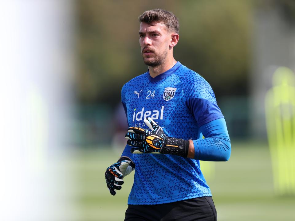 Albion players take part in training over the international break.