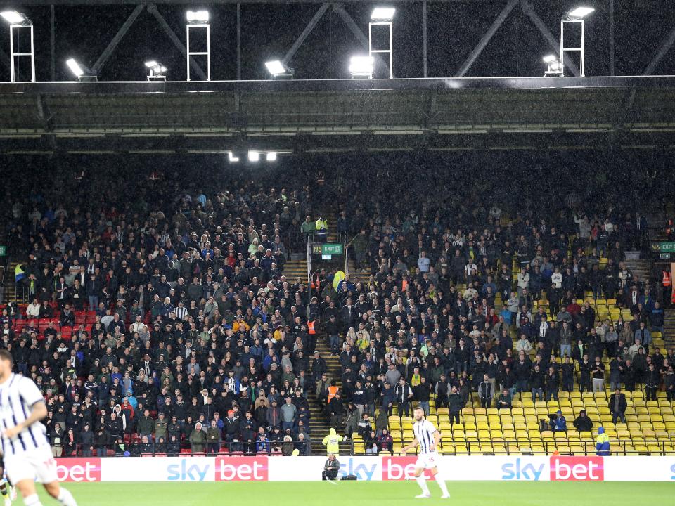 Albion in action against Watford.