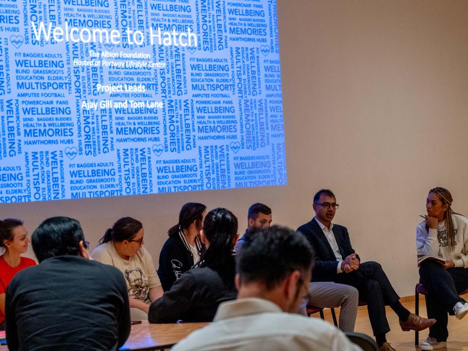 Hatch and KFC Partners visit The Albion Foundation