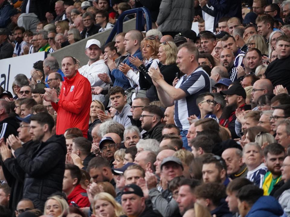 WBA fans at The Hawthorns