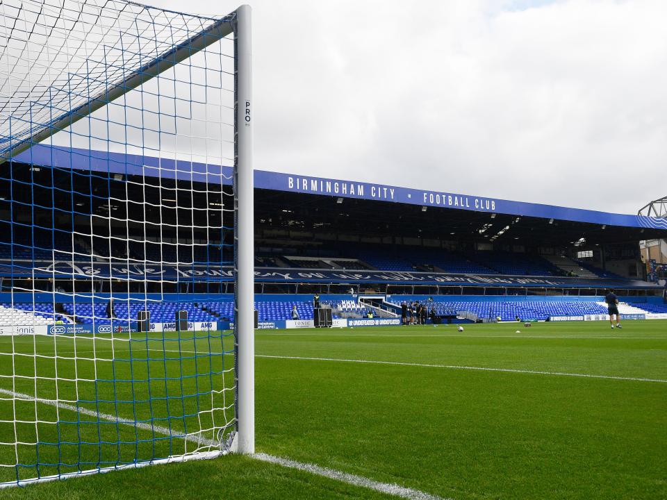 Birmingham's St. Andrew's stadium main stand