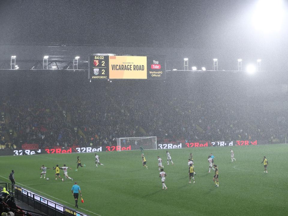 Albion in action against Watford.