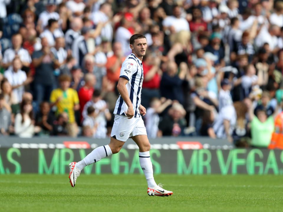 An image of John Swift after his goal against Huddersfield