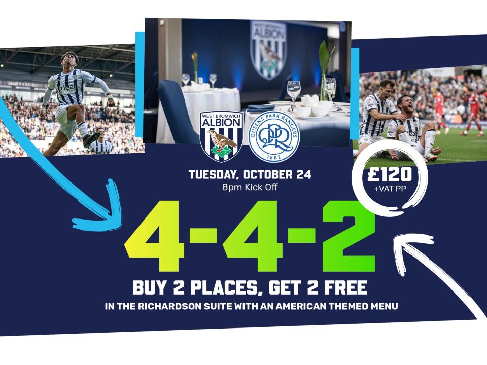 QPR hospitality offer in the Richardson Suite 