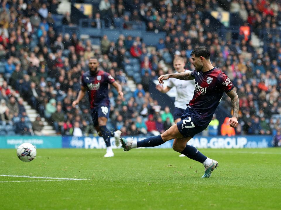Alex Mowatt scores against Preston