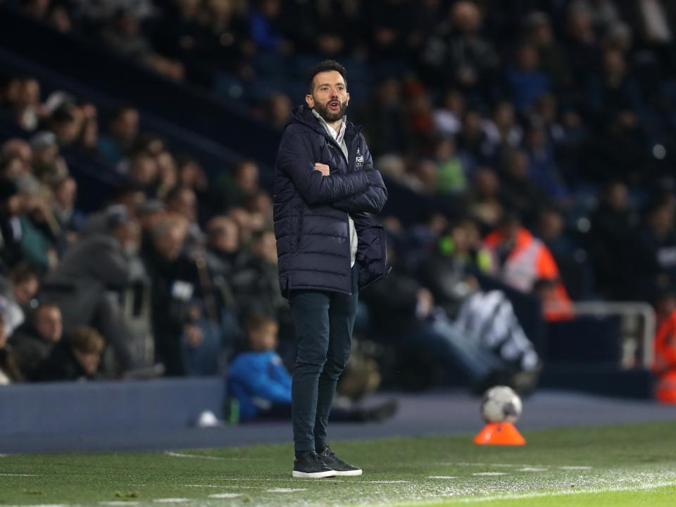 Carlos Corberan on the sideline against QPR